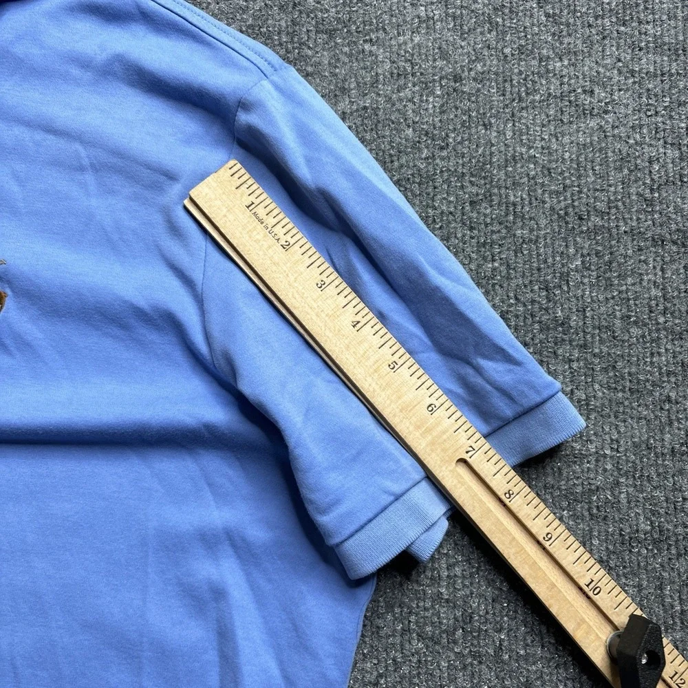 Polo Ralph Lauren Men's XL Short Sleeve Shirt Pima‎ Soft Touch Blue Flesh Pony
